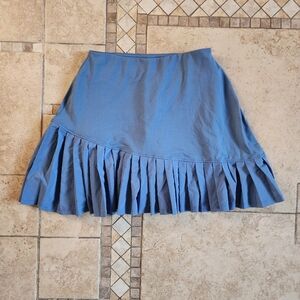 Soybu Blue Skirt with Pleats